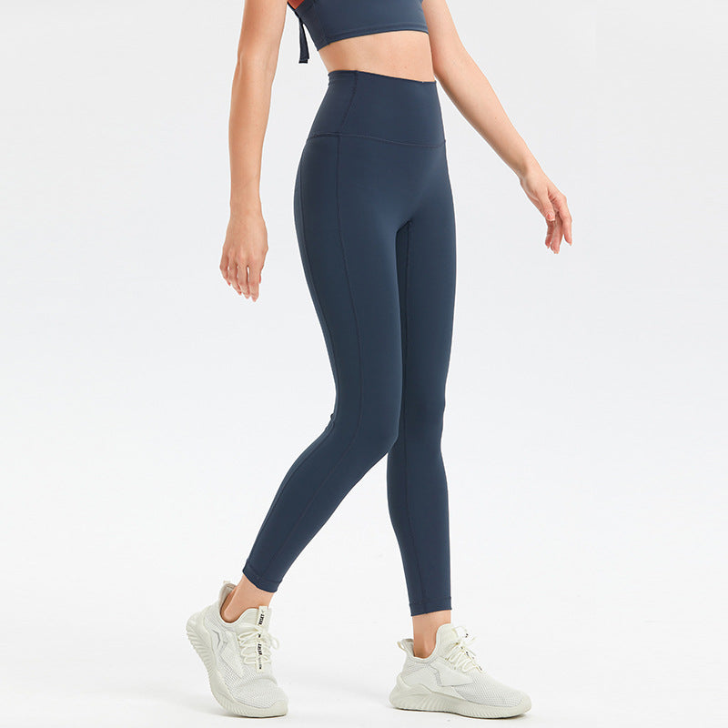 Fashion Women's High Waist Peach Yoga Sweatpants