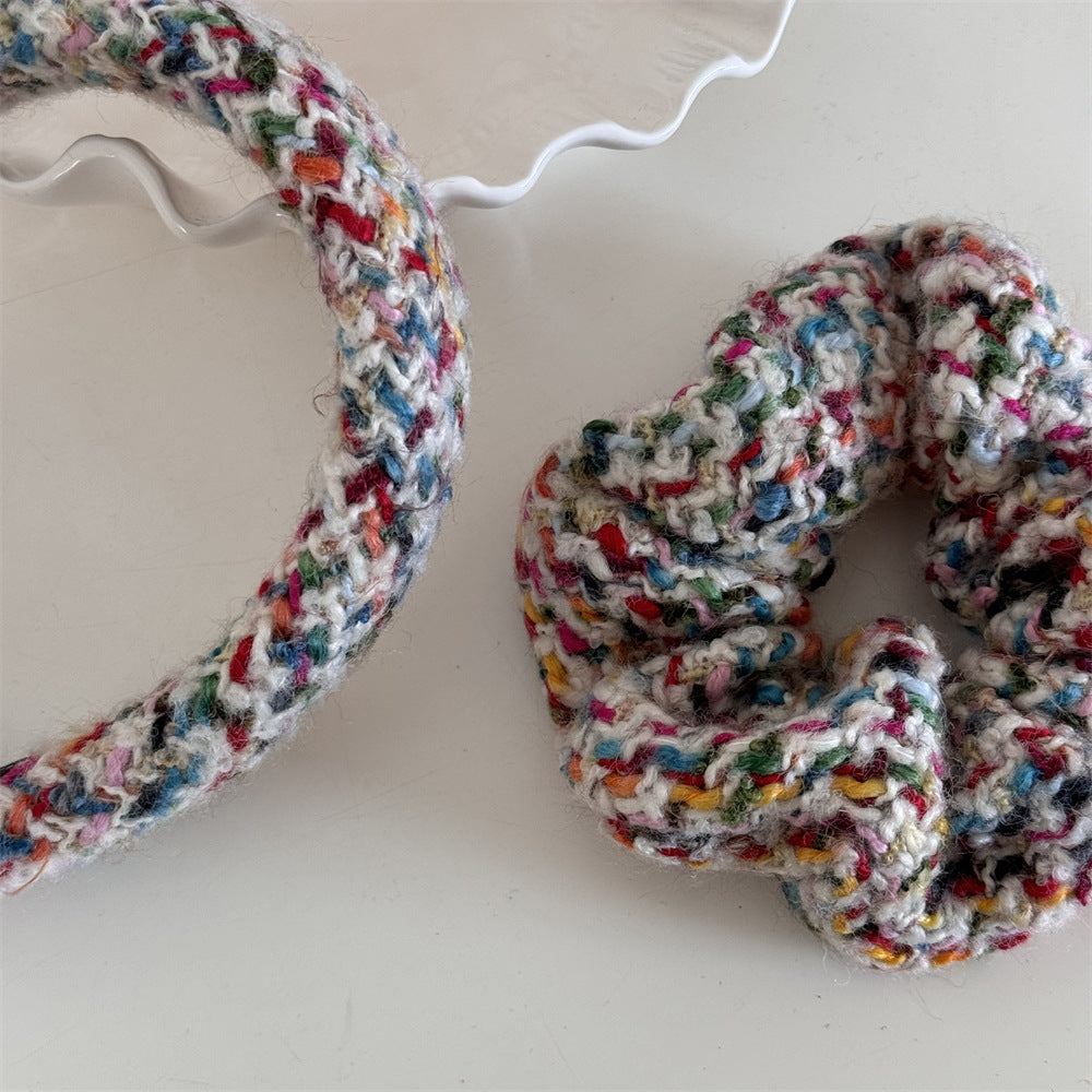 Women's Color Knitted Wide Brim Hair Band