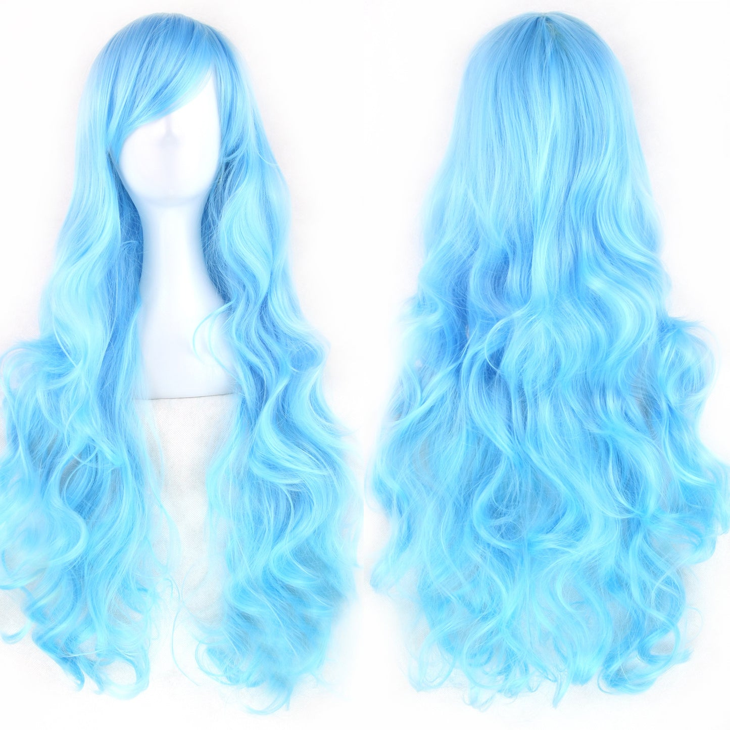 Pure Color All-matching COS Long Curly High-temperature Fiber Wig
