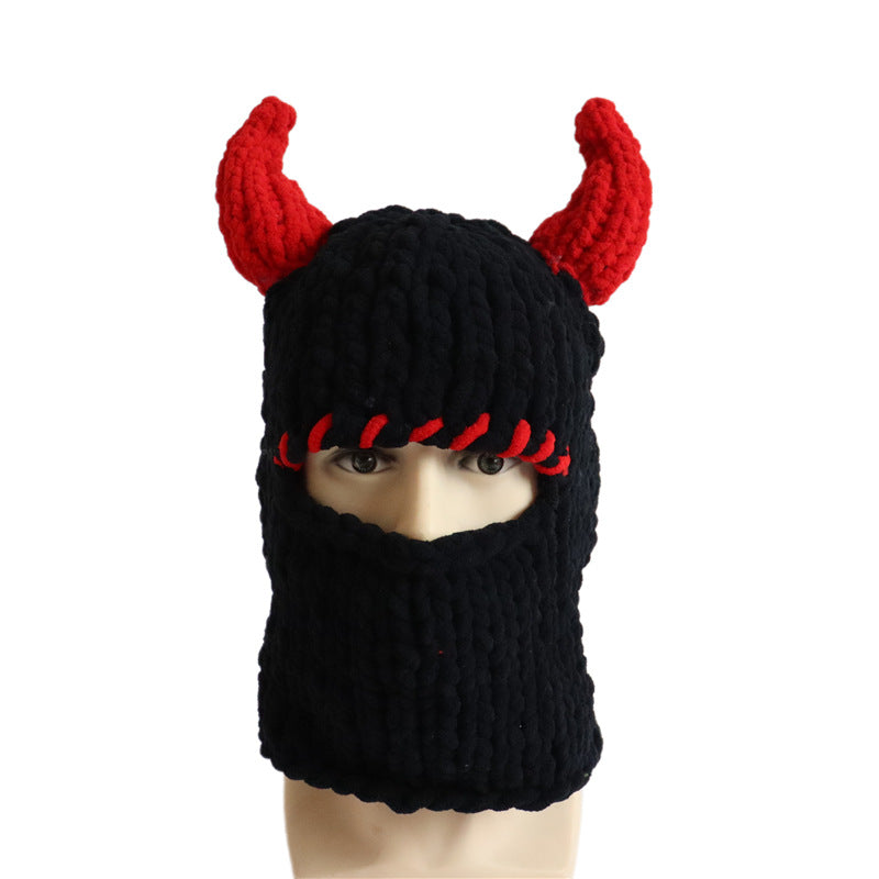 Big Rabbit Ear Woven Thickened Mask