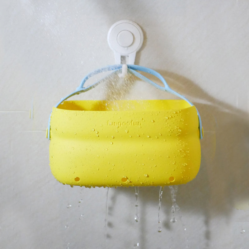 Cosmetic Bag2-in-1  With Handle Hangable Dry And Wet Separation Toiletry Bag Fashion Candy-color Portable Waterproof Storage Travel Bags