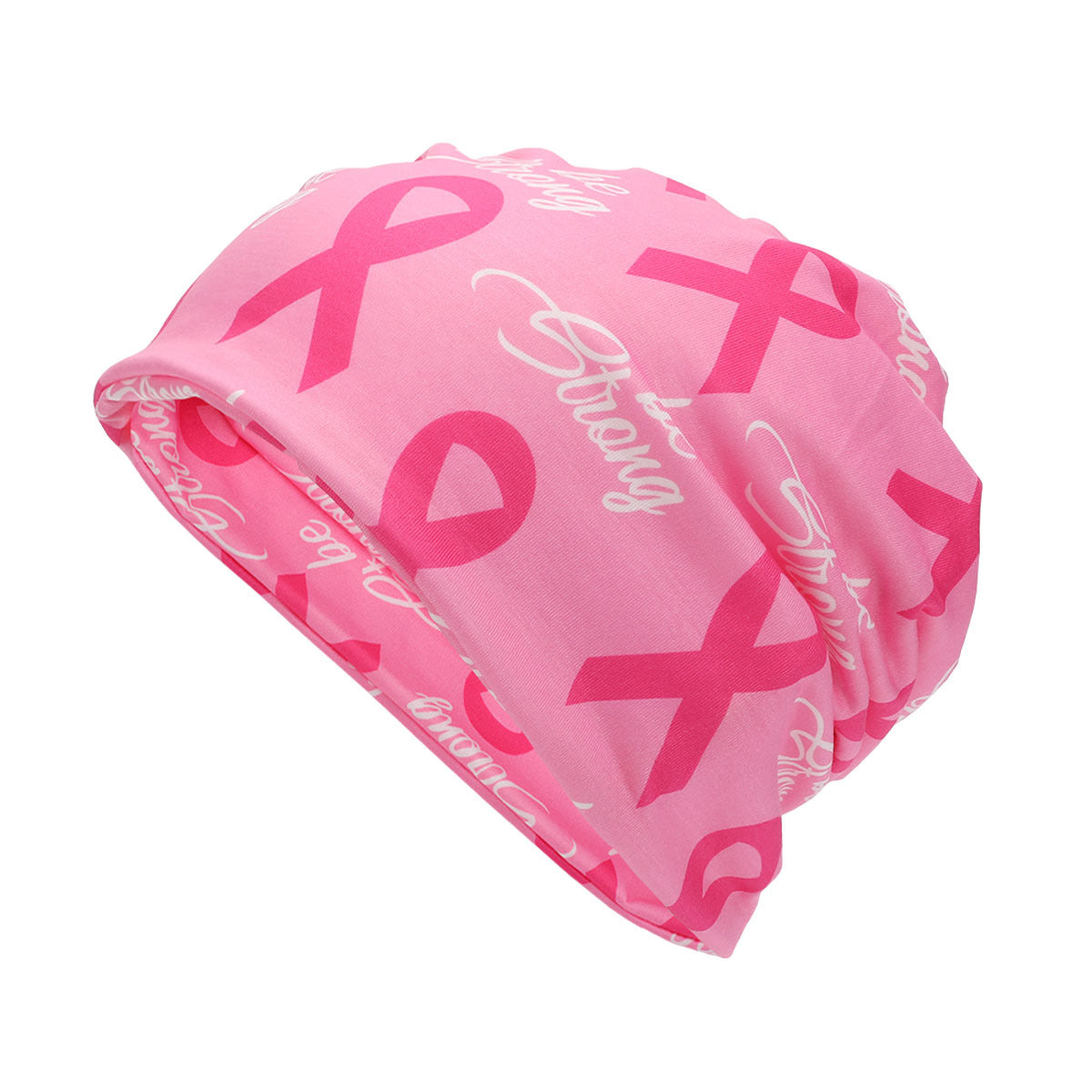Breast Cancer Awareness Day Patterned Headscarfhat