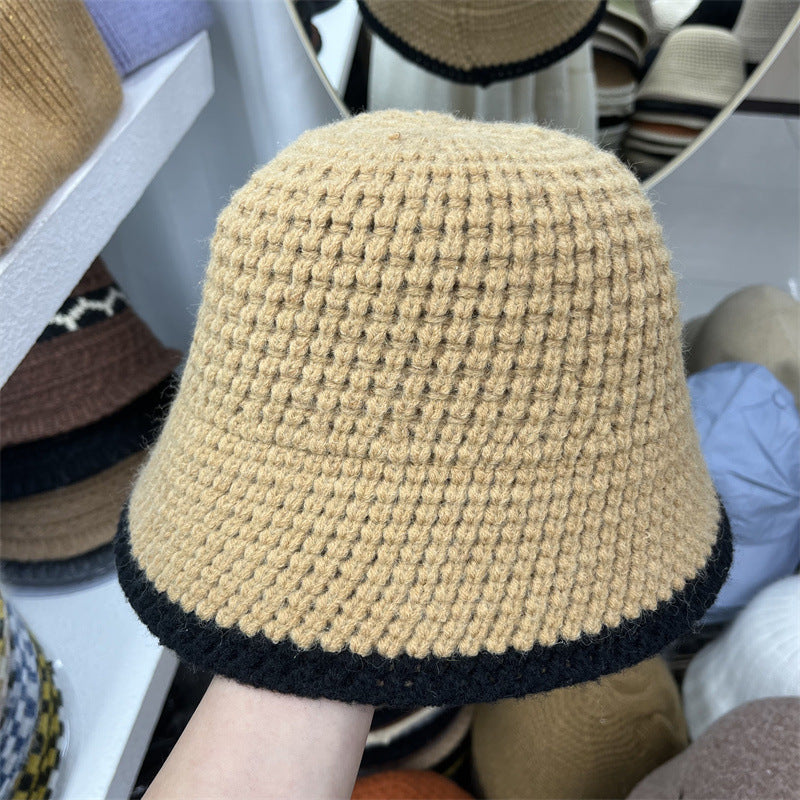 Women's Fashion Versatile Wool Knitting Fisherman's Hat