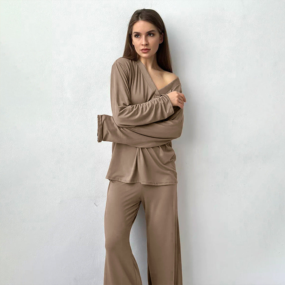 Long Sleeve Pajama Set Women's Loungewear