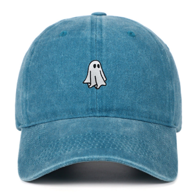 Washed Distressed Embroidered Baseball Cap For Casual Outdoor Sports