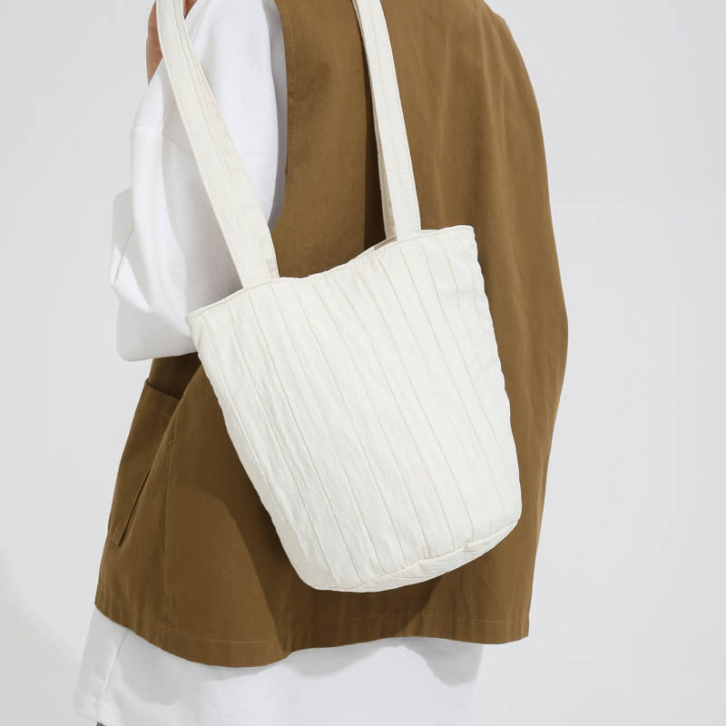 Retro Large-capacity Bucket Special-interest Shoulder Bag