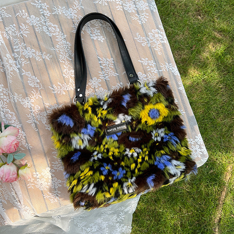 Oliemaleri Kunst Farve Plys Tote Taske