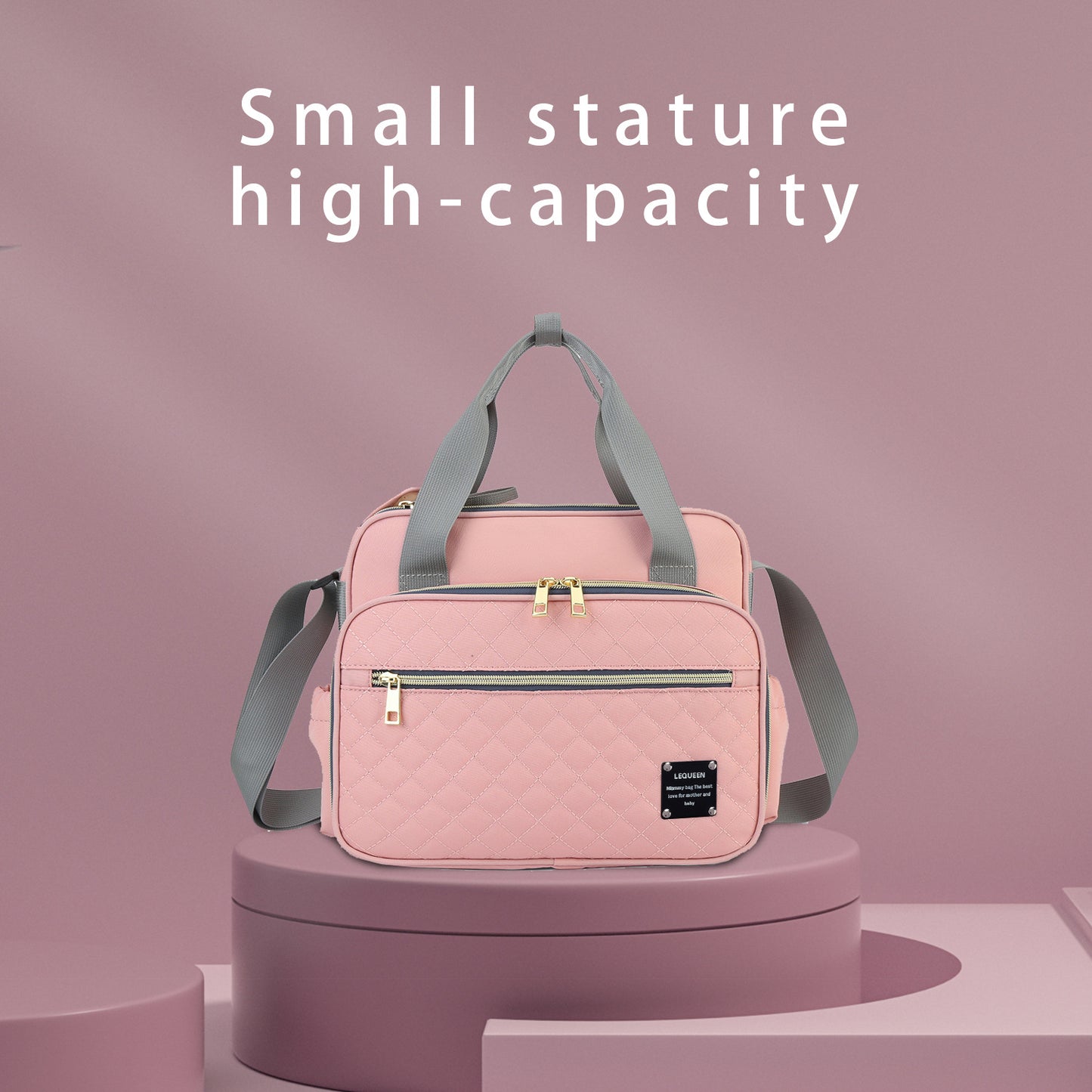 Fashionable Large Capacity Waterproof One-shoulder Diagonal Mummy Bag