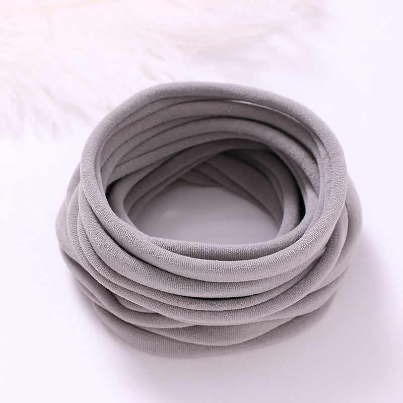 European And American INS Seamless Nylon Fine Hair Band Children's Hair Ring Handmade DIY Baby Headband
