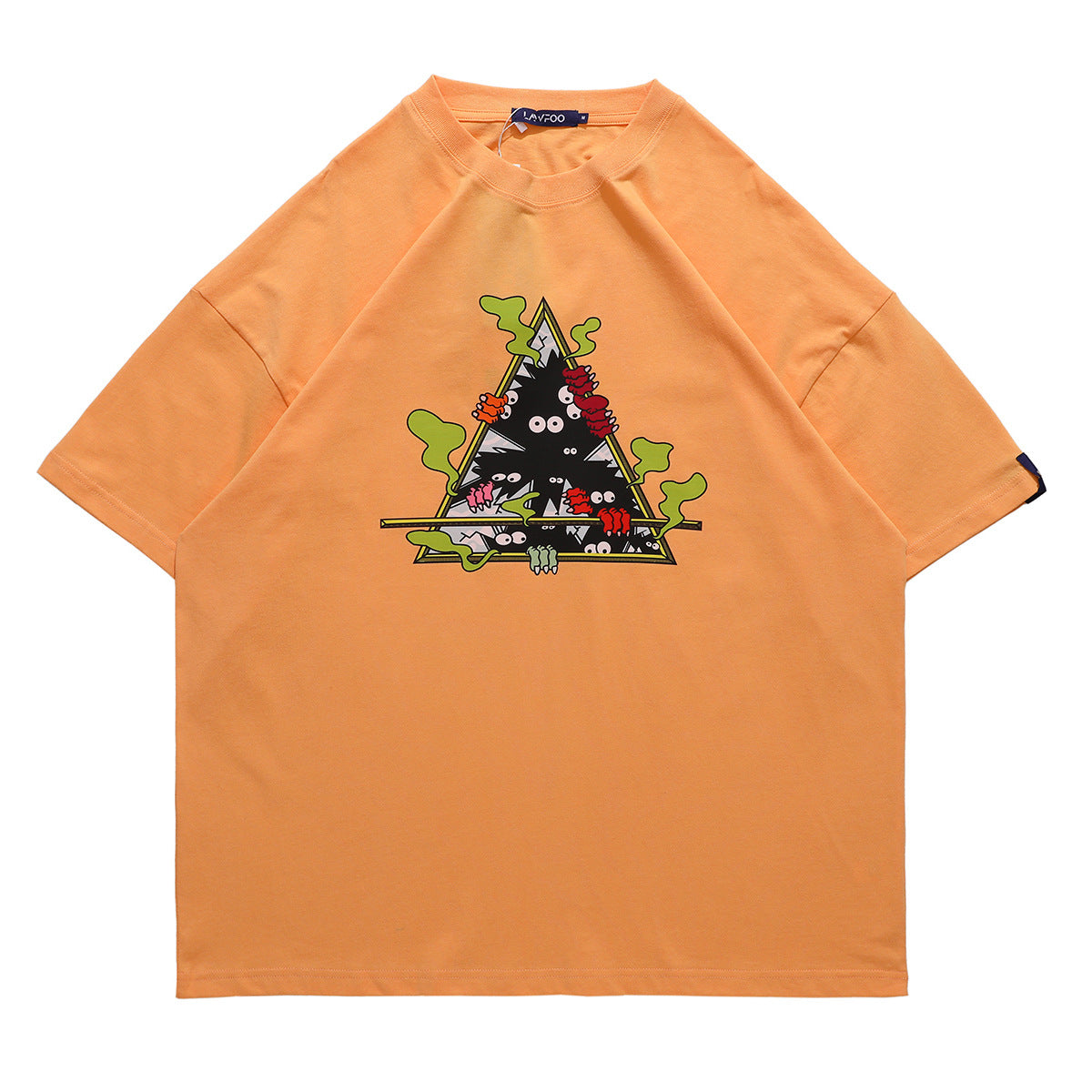 Creative Graphic Printing Loose Casual Street Unisex T-Shirt Women