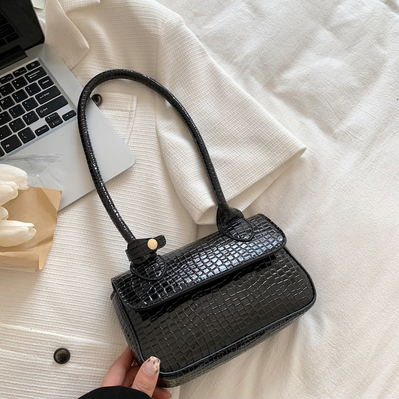Vintage Women's Bag Fashion Simple Western Style Handheld Single Shoulder