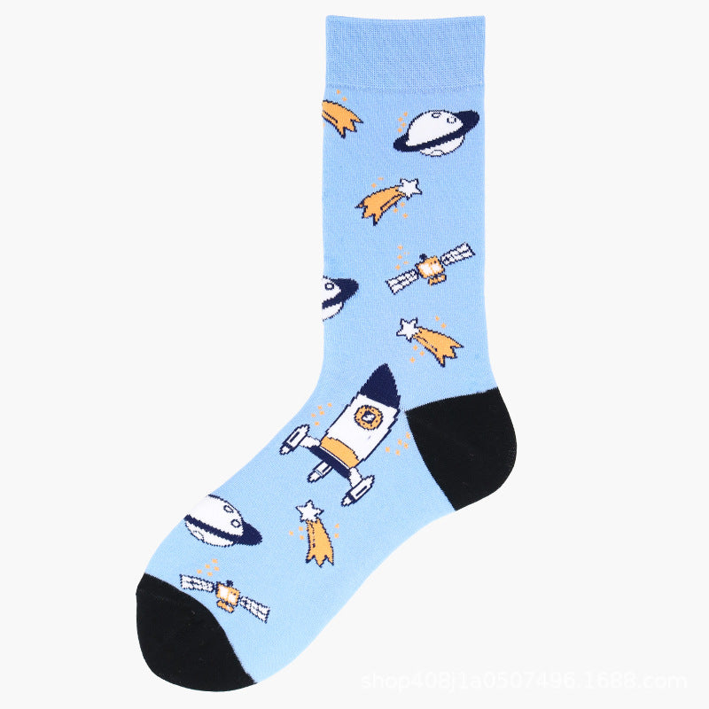Mid-calf For Fall And Winter Long Cotton Socks