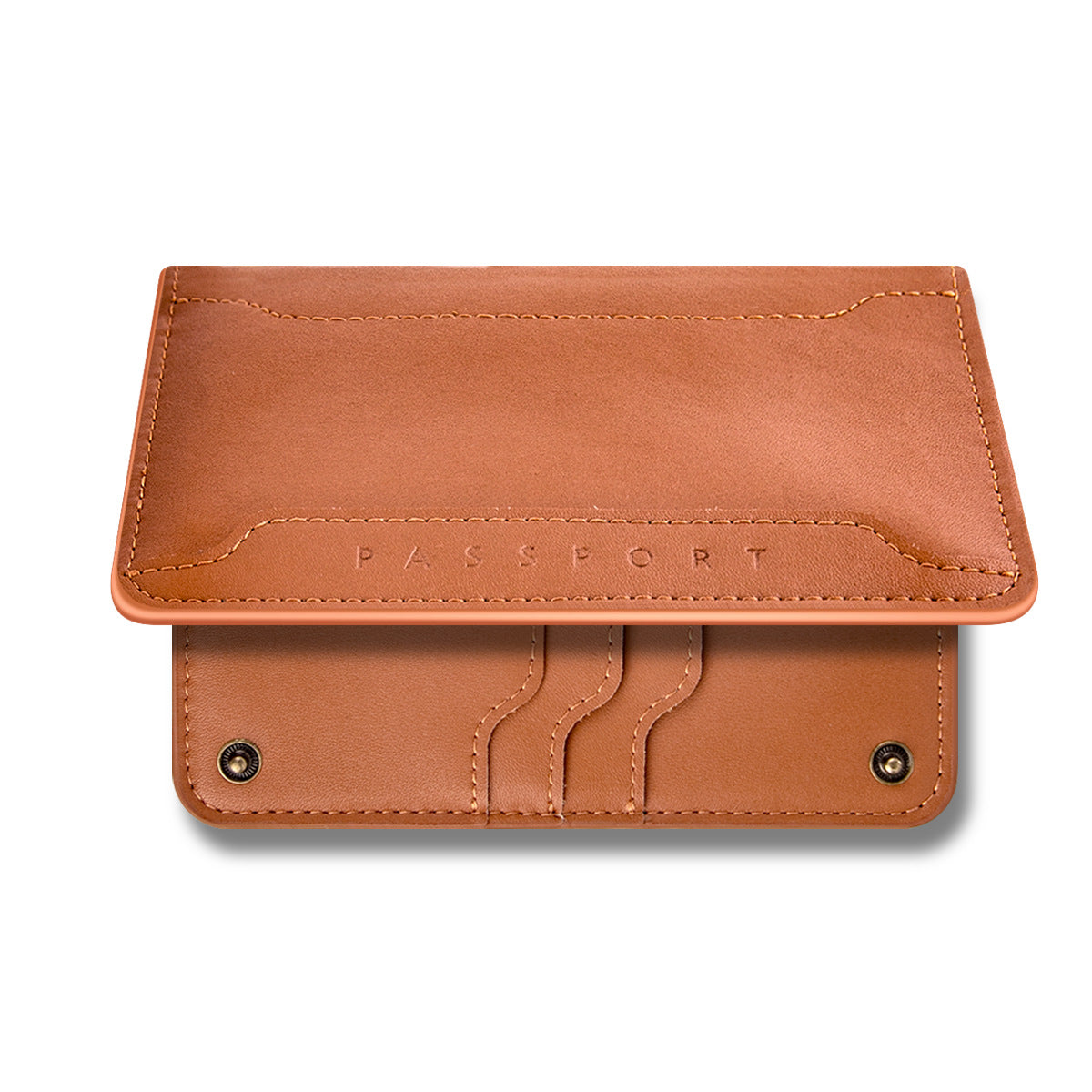 Cowhide Portable Travel Simple Multi Card Passport Protector