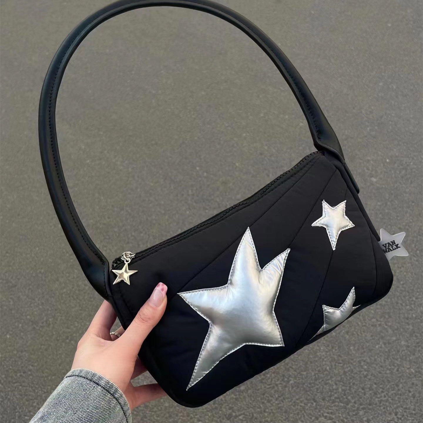 Damemode Minimalistisk Stjernestil Håndtaske