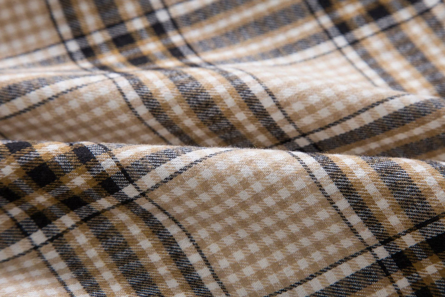 Patchwork Men's Shirt Plaid Long-sleeved Autumn And Winter
