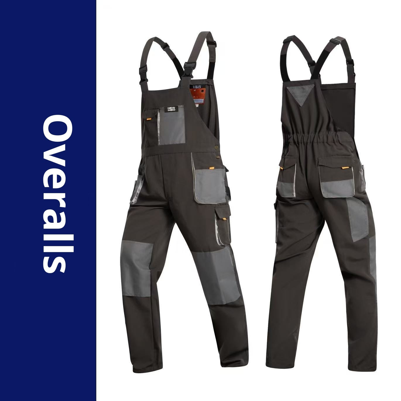 One-piece Overalls Suit Men's Long-sleeved Multi-pocket