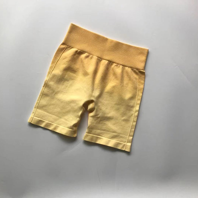 Anti-light Fast-drying Running Fitness Three-point Pants High Waist Peach Yoga Pants