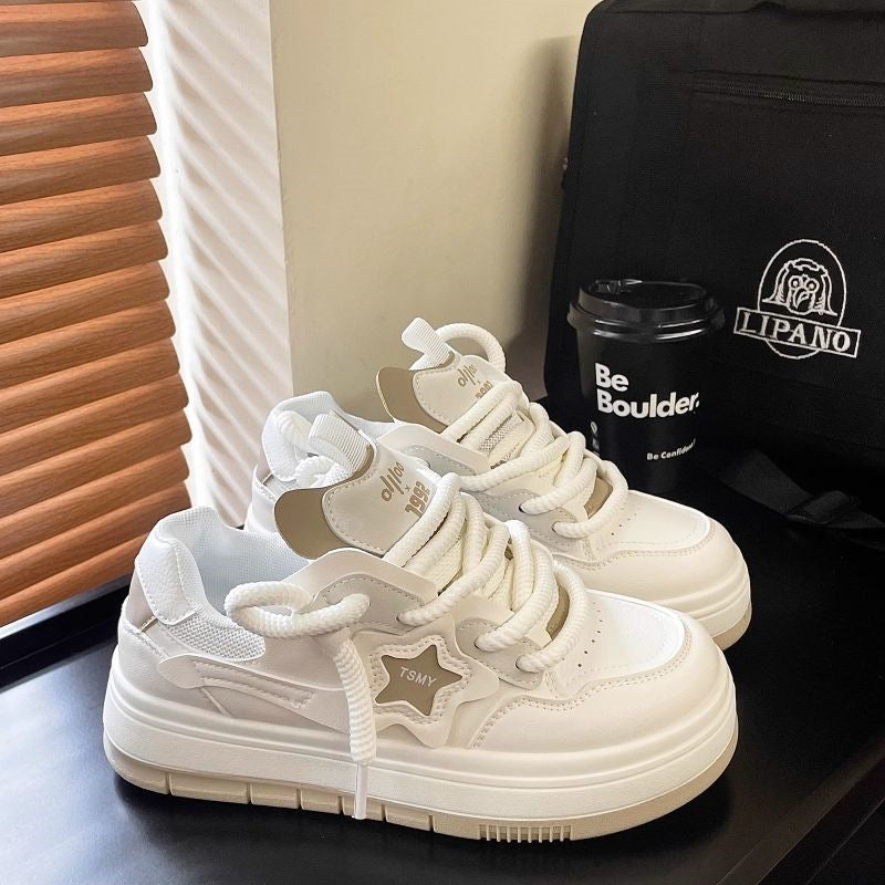 Women's Fashion Platform Lightweight Casual Sports Skate Shoes