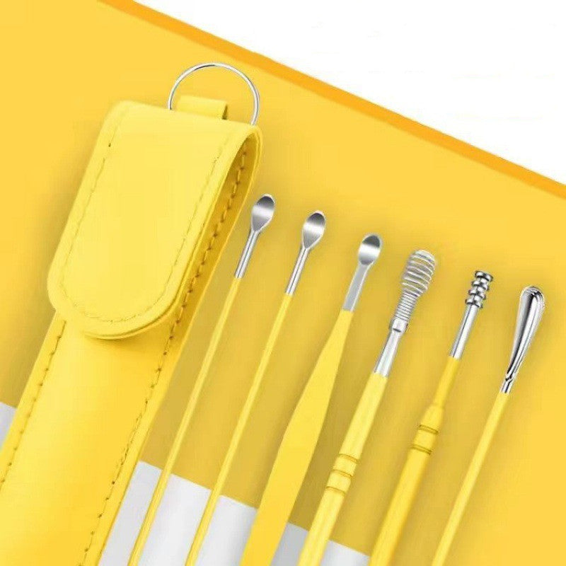 Ear Pick New Stainless Steel Ear Digging Suit