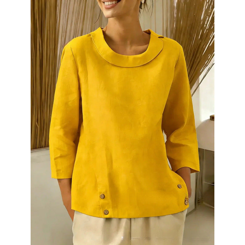 Stylish And Minimalist Womens Long Sleeve Top