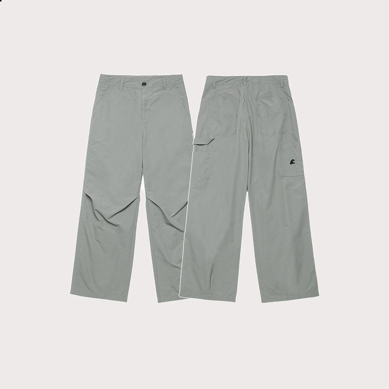 High Street Design Casual Loose Straight Trousers