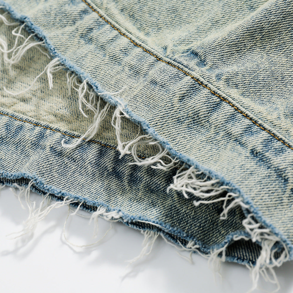 High Street Old Washing Water Denim Jacket