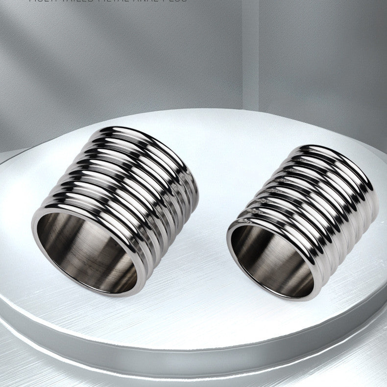 Metal Stainless Steel Tie Stretch Ring For Men