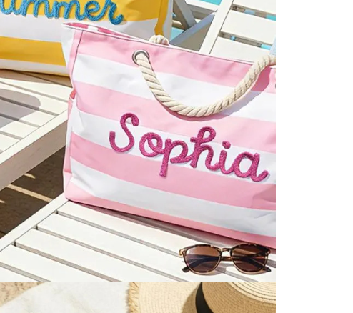 Zippered Beach Tote Bag With Large Capacity For Sand Protection