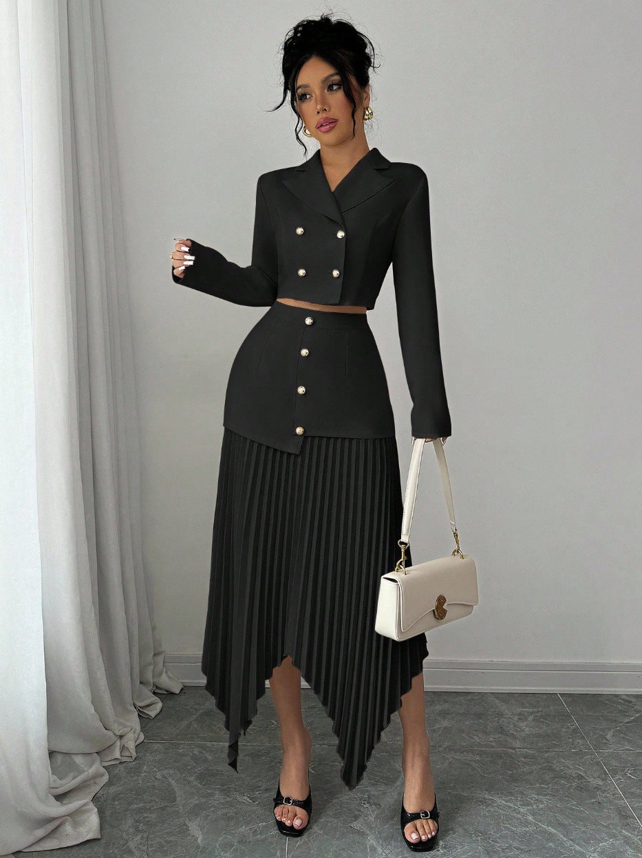 Stylish And Sophisticated Womens Suit Skirt Set