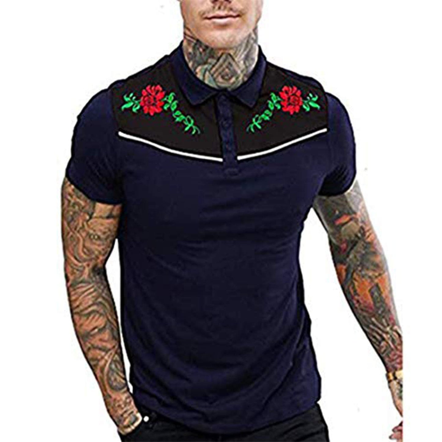 Printed Short Sleeve Simple Fashion Loose