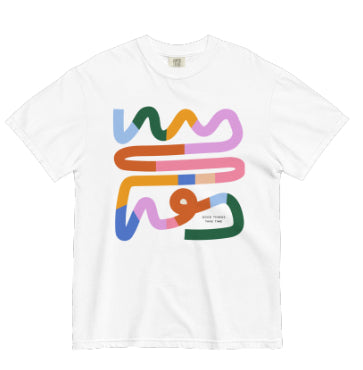 European And American Good Things Need Time T-shirt Digital Printing