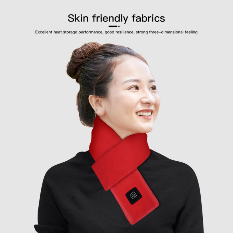 Smart Heating Scarf In Winter To Keep Warm And Electric Heating Neck Protector