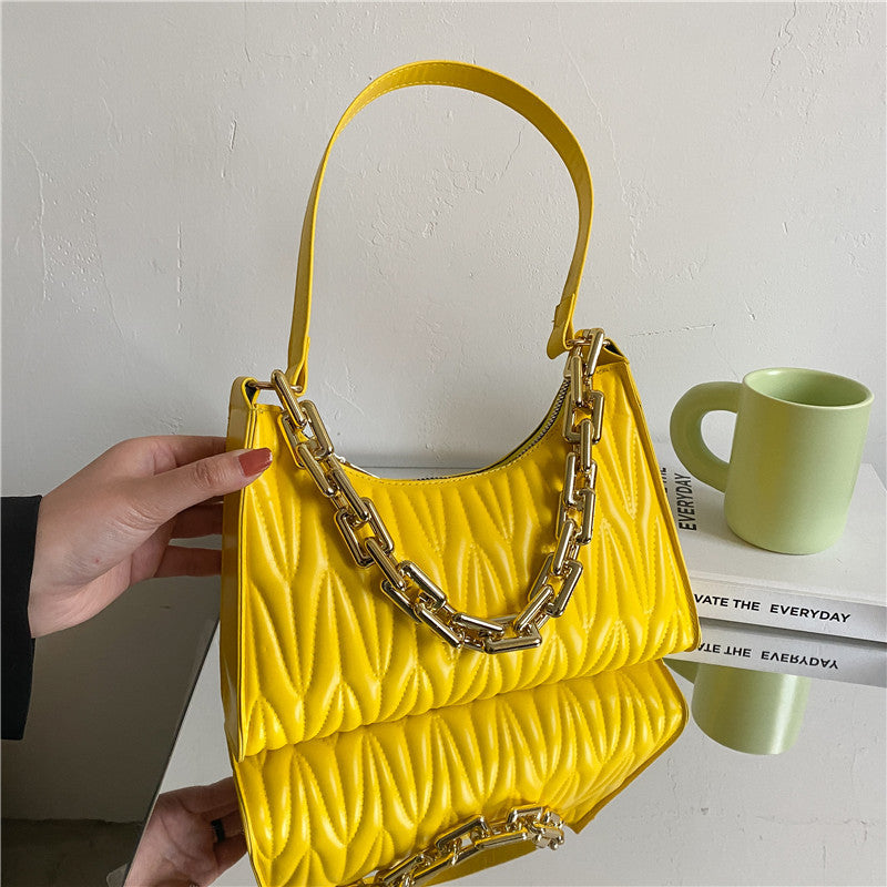 Fashion Acrylic Chain Underarm Bag