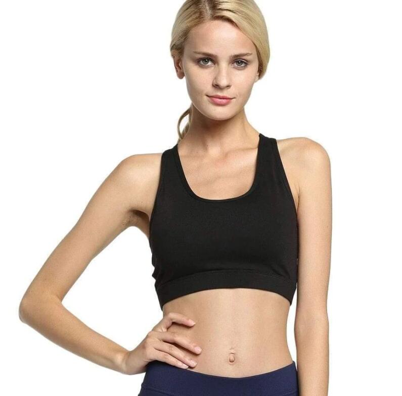 Women's Shockproof Gathered Portable Quick-drying Yoga Bra Fitness Clothes