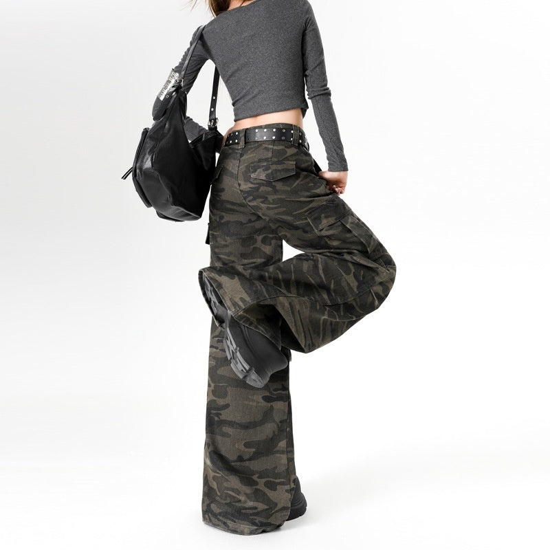 Fleece-lined Extra-thick Loose-fit Casual Long Denim Jeans