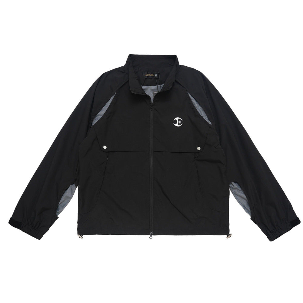 Spring And Autumn Thin Breathable Double-layer Mesh Lining Sun Protection Clothing