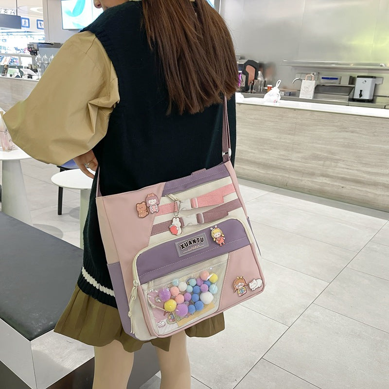 Tooling Style Japanese Casual Large-capacity Shoulder Bag