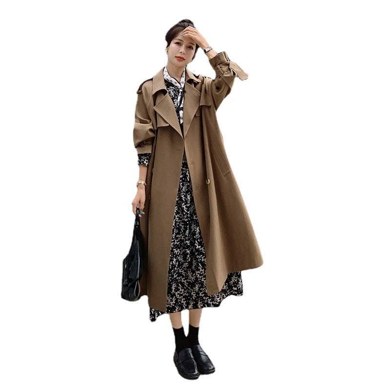 Women's Mid-length Over-the-knee Loose Slimming Waist Coat