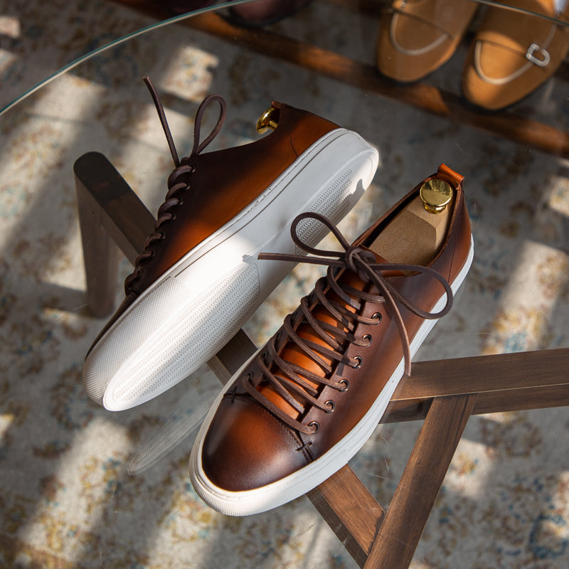 Retro All-match Casual Lace-up Sneakers Håndlavede