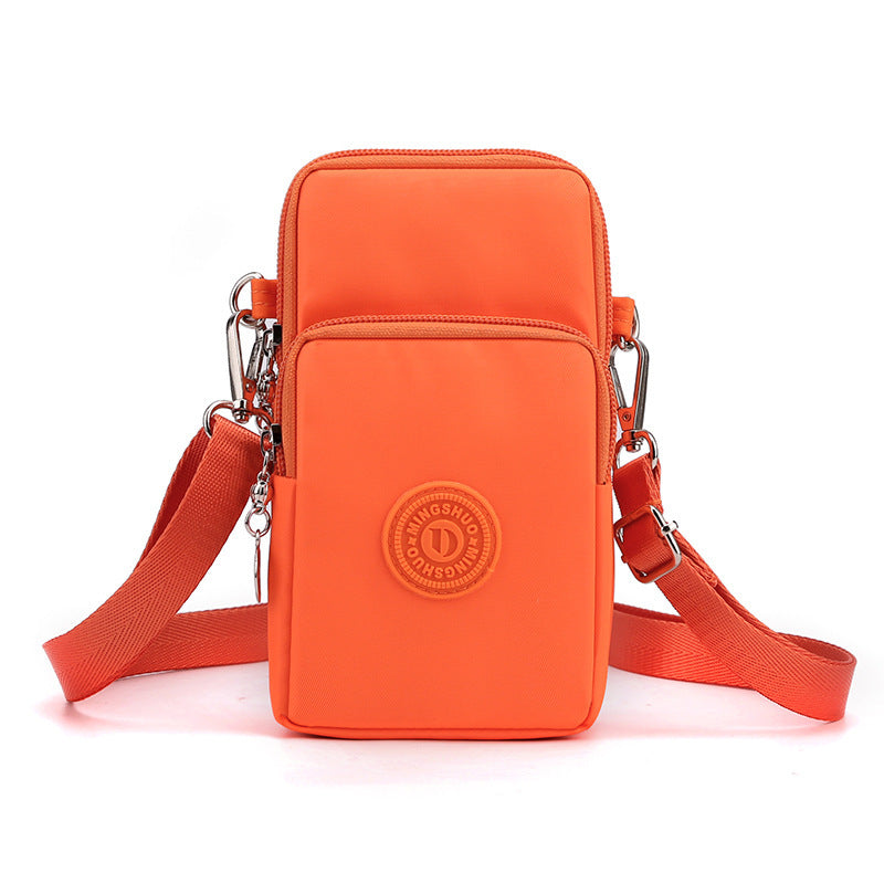 Mobile Phone Bag Female Cross-body Oxford Cloth Crossbody Pouch