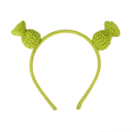 Shrek Green Handmade Wool Crocheted Head
