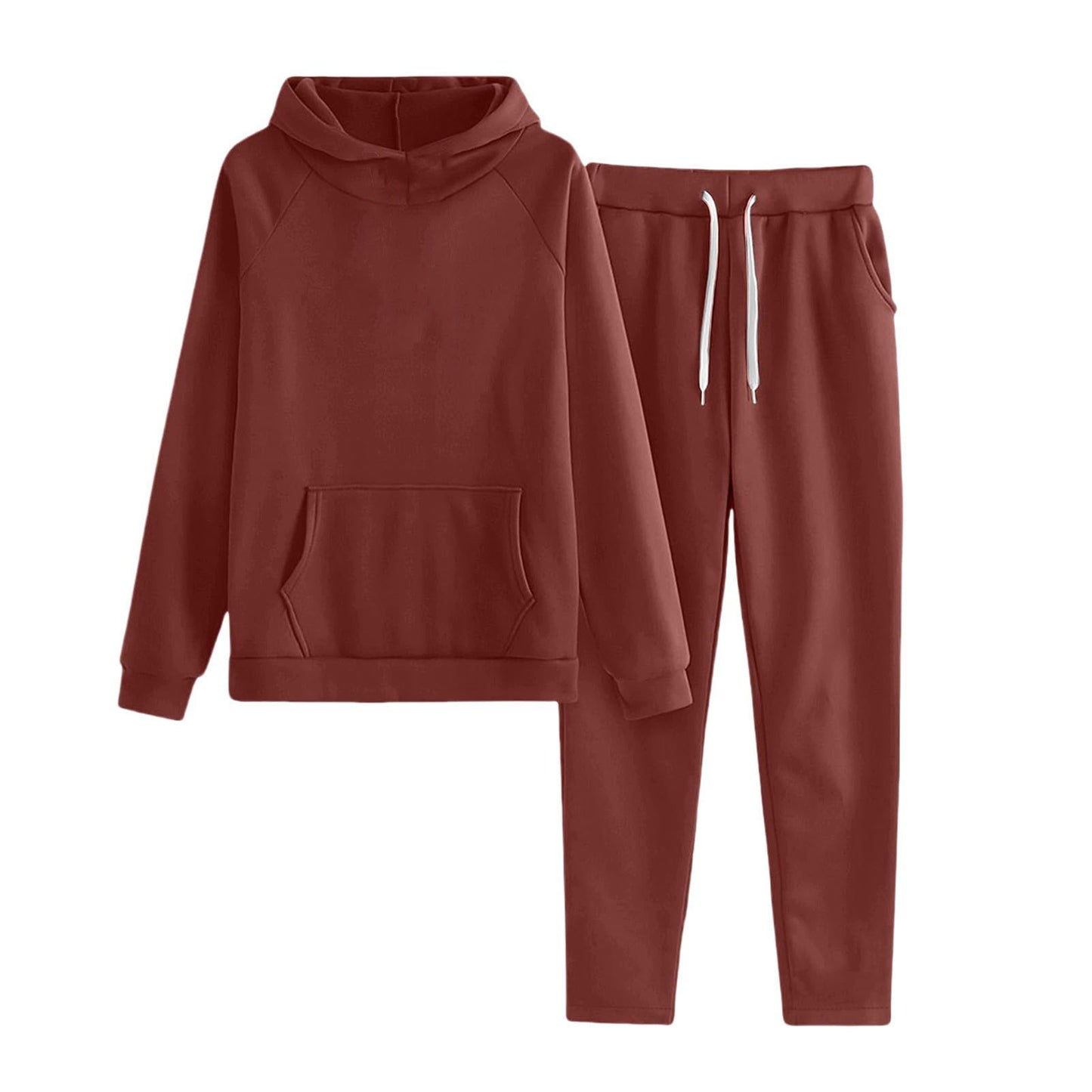 Unisex Hoodie And Sweatpants Twopiece Set