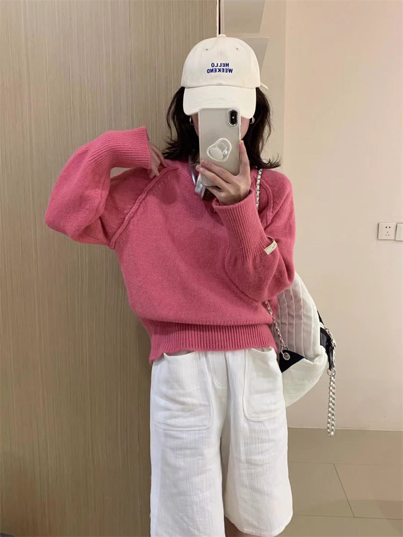 Japanese-style Retro Sweater Women's Autumn And Winter New Loose