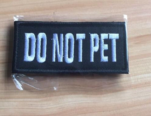 Pet Embroidered Badge Cloth Sticker