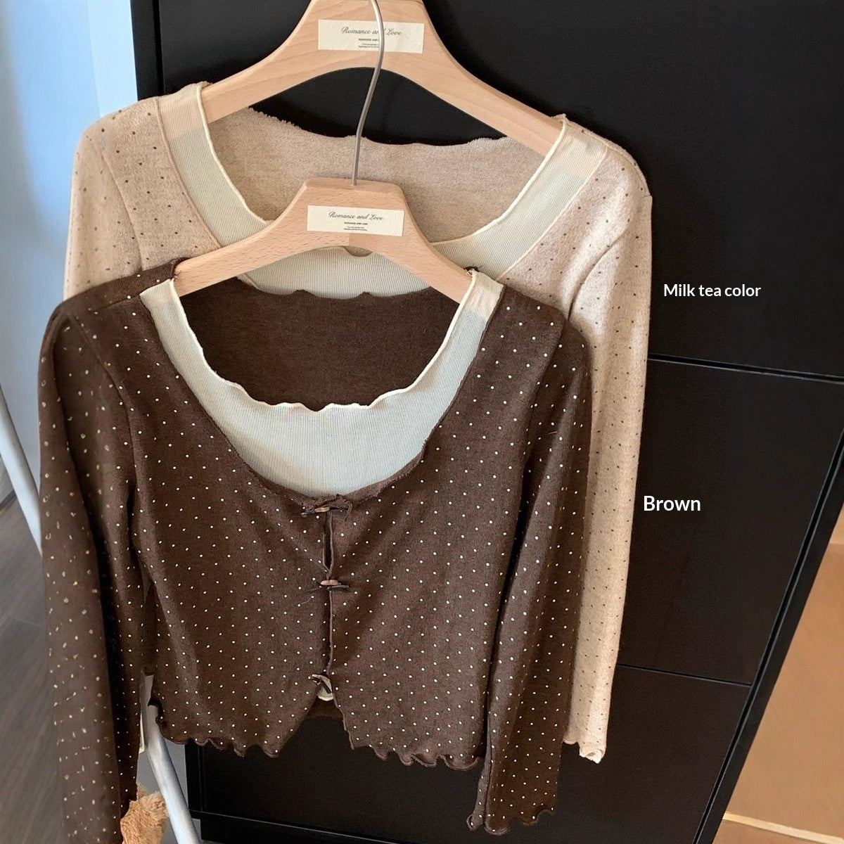 Autumn New Women's Fashion Design Slim-fit Short Top