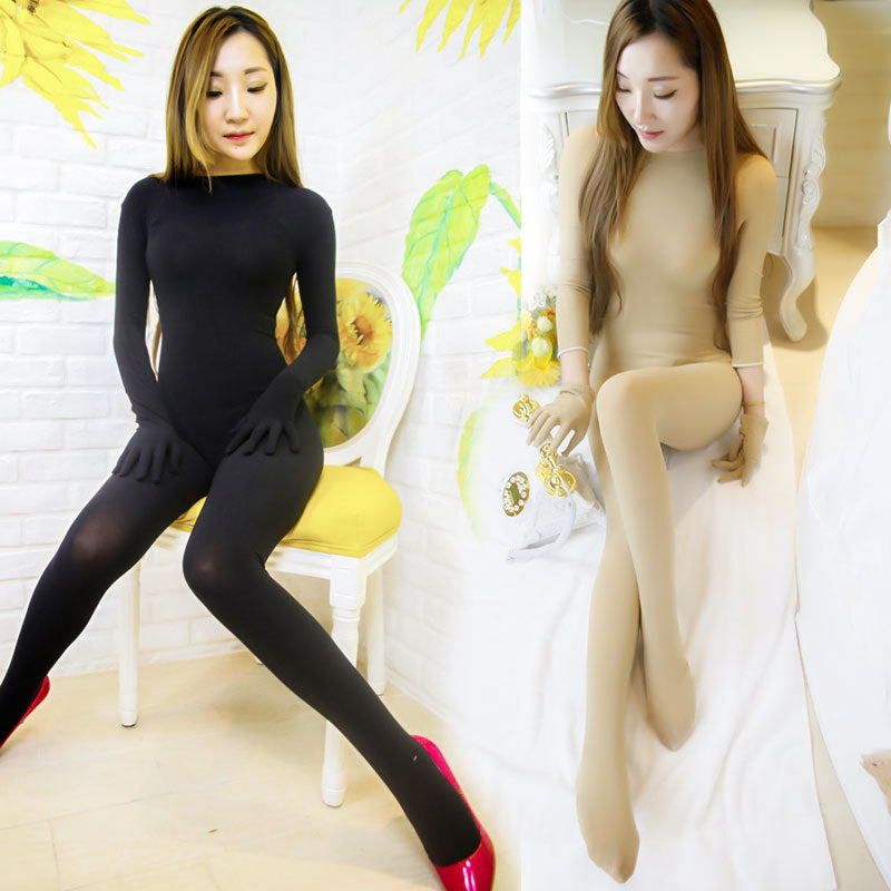 Women's Thickened Seamless Band Finger Pantyhose
