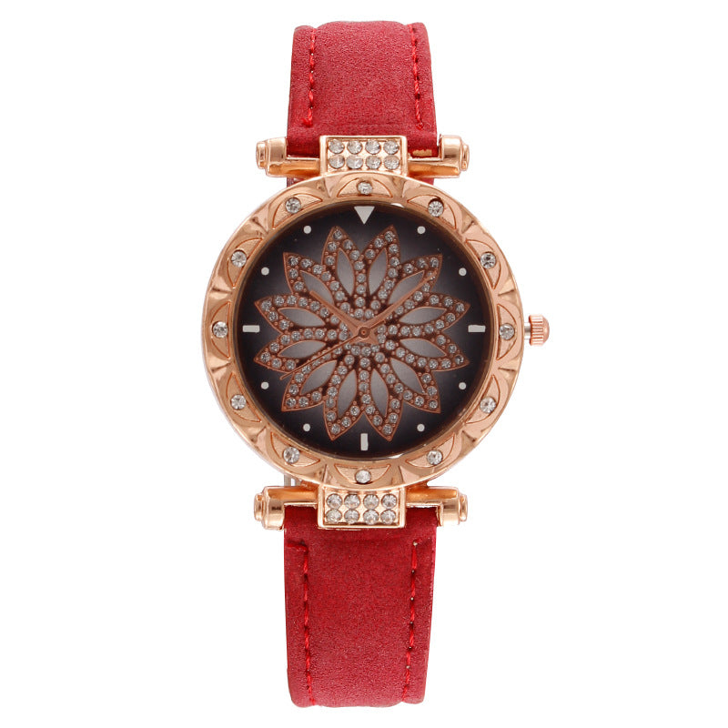 Stars To Run Women's Watch Female Skin Belt Quartz Fashion Watch