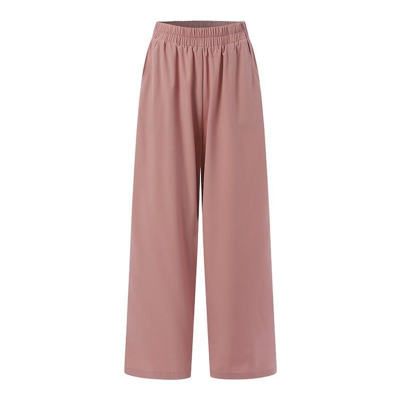 Women's Summer Solid Color Casual Top And Blouse And Pants