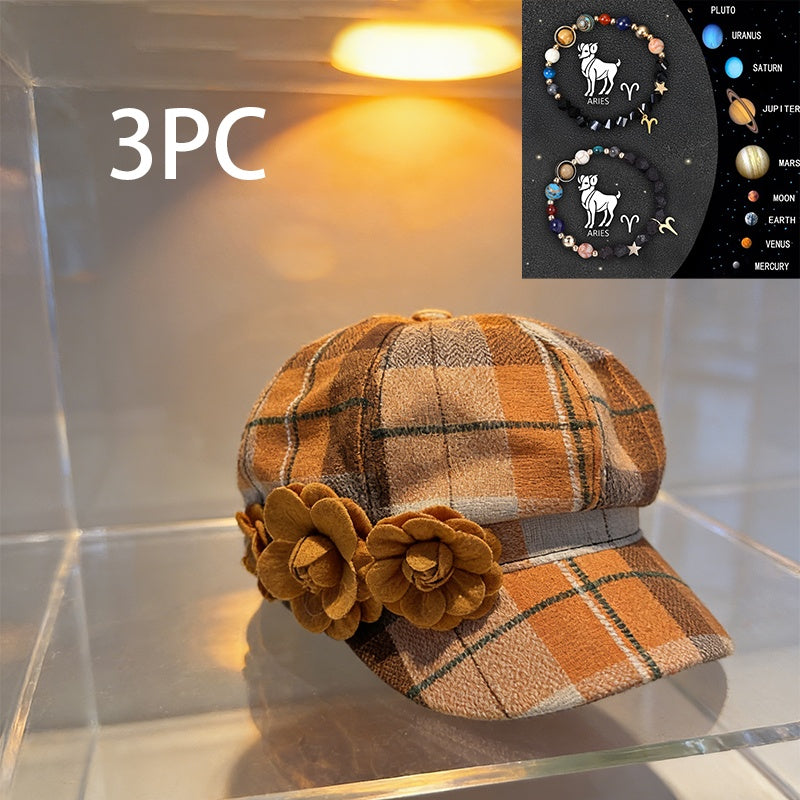 British-style Casual Painter Hat That Is Versatile And Can Show Off Your Face