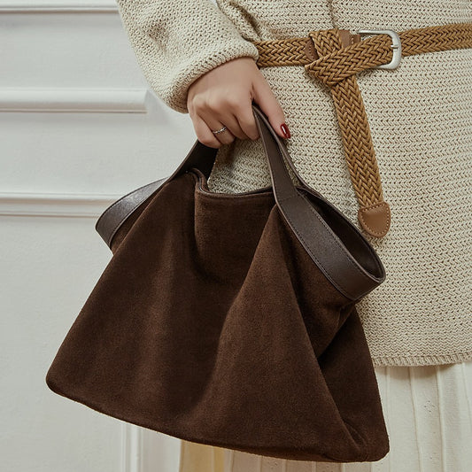 High-Capacity Premium-Feel Commuter Tote Bag